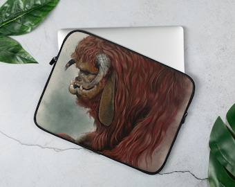 Ludo Laptop Sleeve | The Labyrinth 80s Movie Aesthetic