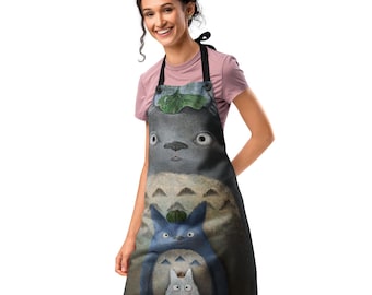 Totoro / Regalo de fan art / Anime / Delantal