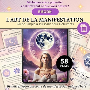 Manifestation Ebook | Law of Attraction, Visualization, Vision Board, Methods, Affirmations, Birthday Gift Ebook