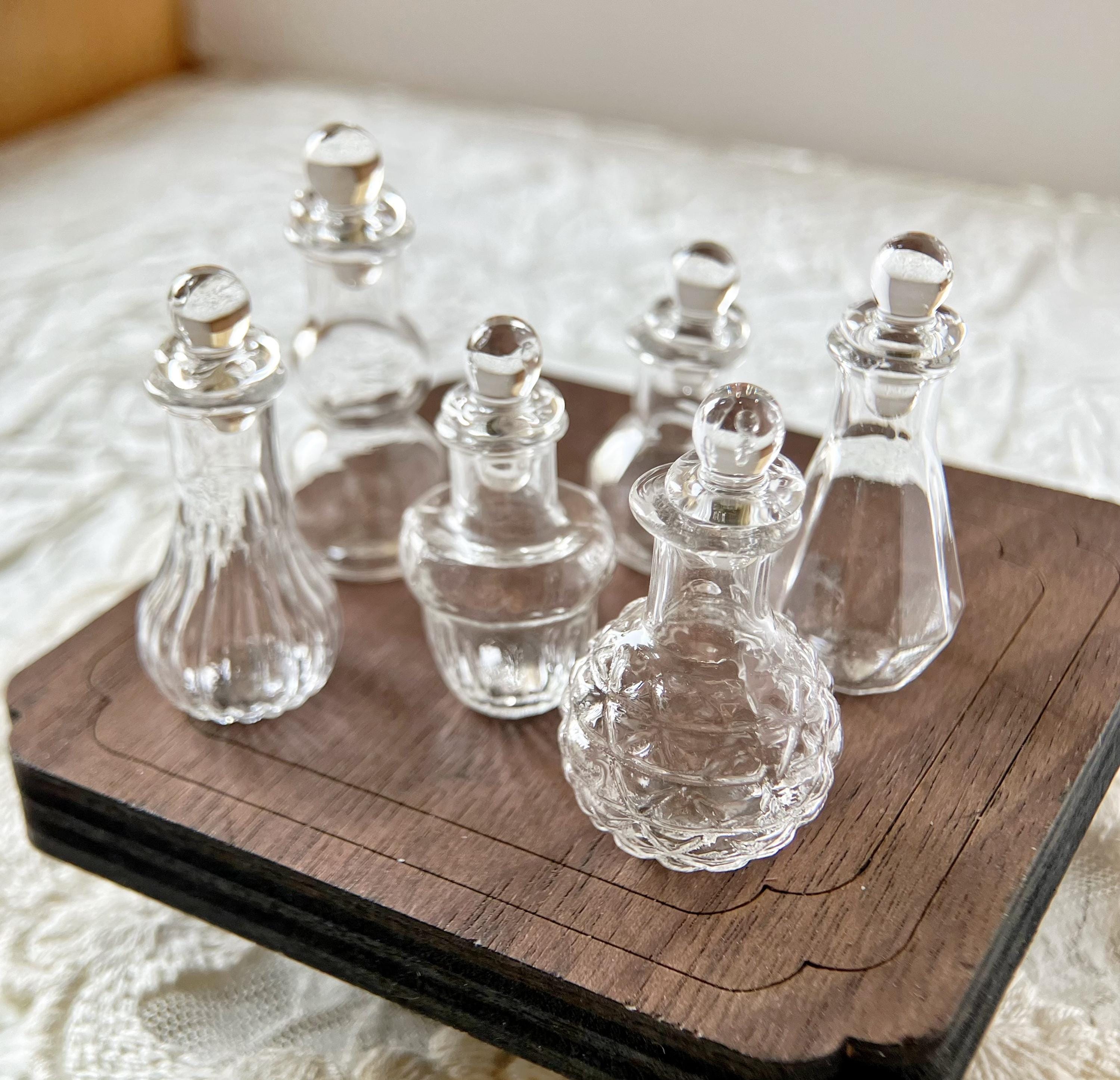 Vintage clear bottle - Etsy 日本