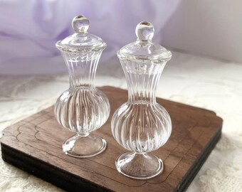 1pcs 51x21mm Mini Clear Glass Vase Bottle with Cork
