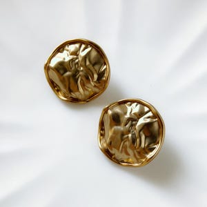 5pcs 20mm Dark gold vintage round metal clothing shank buttons sewing