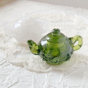 1 st 33 x 55 mm plast tekanna formad ornament berlocker pyssel tillverkning gör-det-själv