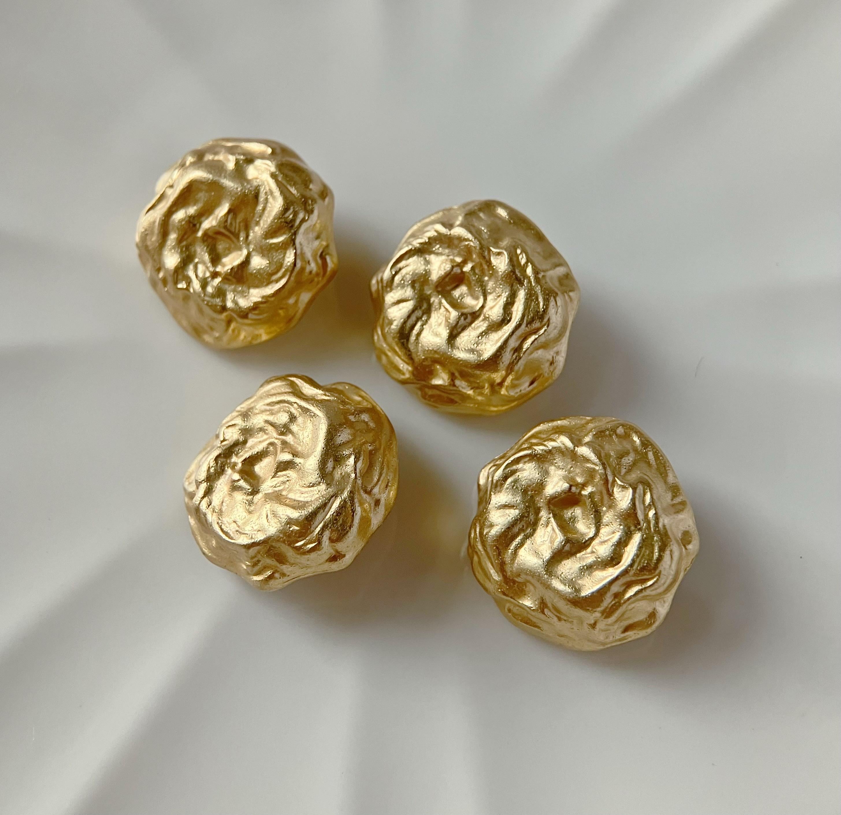 Buy Gold Plated Buttons Online In India - Etsy India