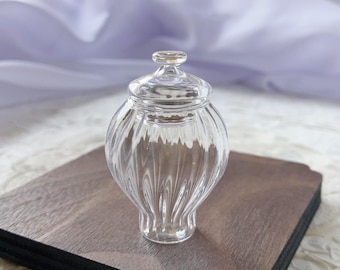 1pcs 44x29mm Small clear glass jar bottle vial cork mini craft