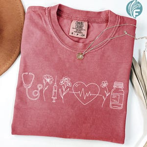 Comfort Colors® Nurse Shirt, Nurse Life Shirt, Nurse T-shirt, Women's Shirt, Gift For Nurse, Hospital Nurse Shirt, Cute Nurse Shirt