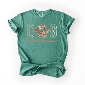 Comfort Colors® Dog Mama Shirt, Dog Mom Shirt, Dog Mama Era, Womens Shirts, Dog Lover Shirt, Dog Mom Gift, Gift For Mom, Pet Lover Shirt imagem 14