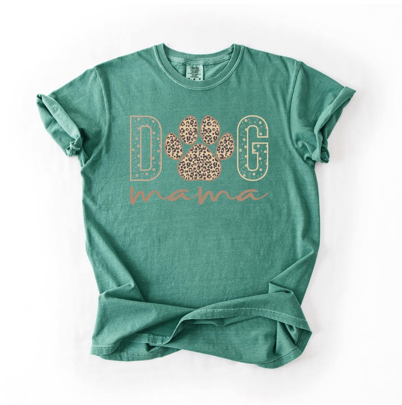Comfort Colors® Dog Mama Shirt, Dog Mom Shirt, Dog Mama Era, Womens Shirts, Dog Lover Shirt, Dog Mom Gift, Gift For Mom, Pet Lover Shirt imagem 14