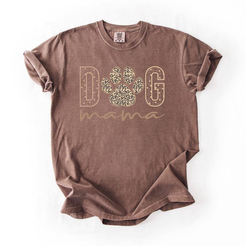 Comfort Colors® Dog Mama Shirt, Dog Mom Shirt, Dog Mama Era, Womens Shirts, Dog Lover Shirt, Dog Mom Gift, Gift For Mom, Pet Lover Shirt imagem 17