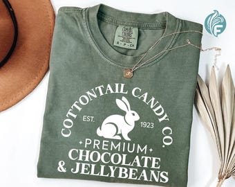 Comfort Colors Easter Shirt: Cottontail Candy Company Tee