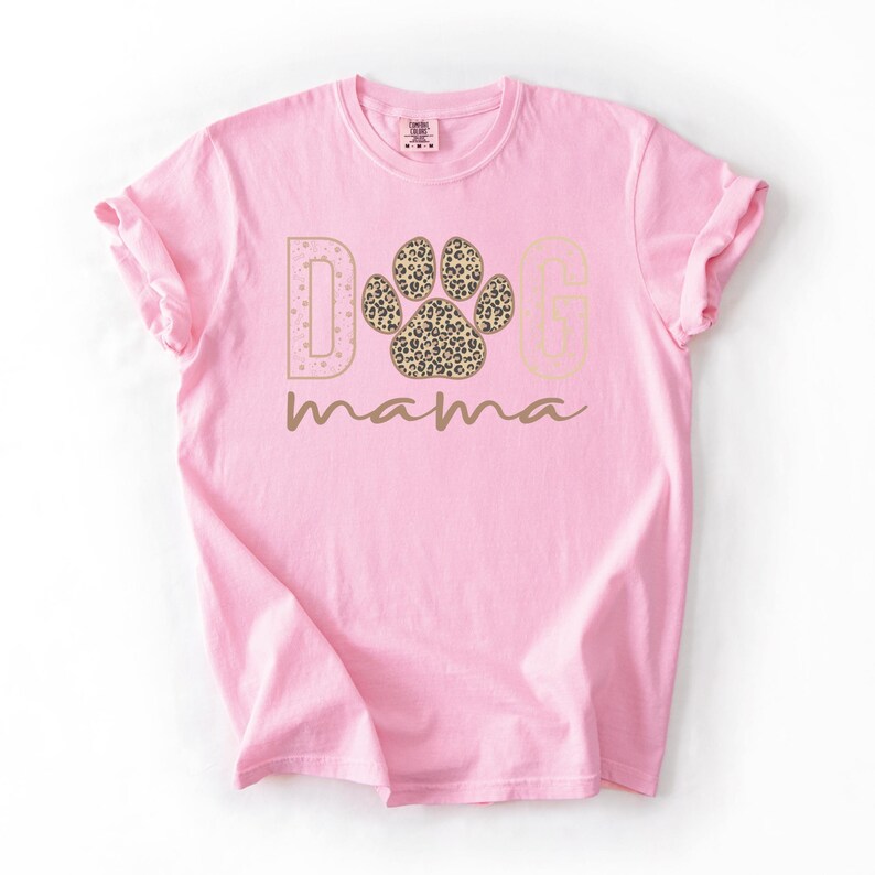 Comfort Colors® Dog Mama Shirt, Dog Mom Shirt, Dog Mama Era, Womens Shirts, Dog Lover Shirt, Dog Mom Gift, Gift For Mom, Pet Lover Shirt imagem 6