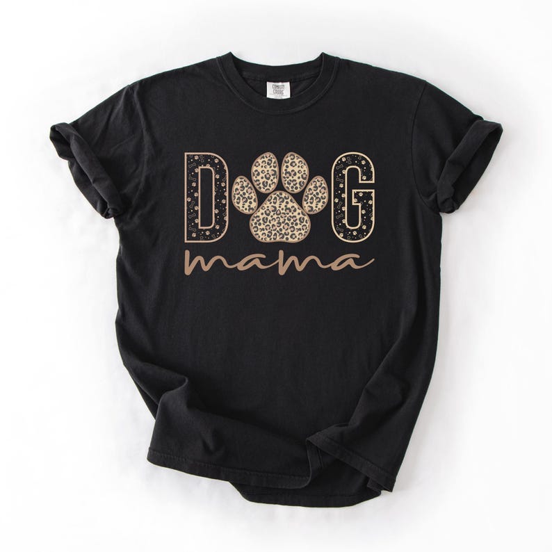 Comfort Colors® Dog Mama Shirt, Dog Mom Shirt, Dog Mama Era, Womens Shirts, Dog Lover Shirt, Dog Mom Gift, Gift For Mom, Pet Lover Shirt imagem 5