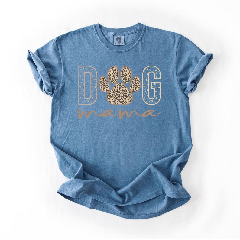 Comfort Colors® Dog Mama Shirt, Dog Mom Shirt, Dog Mama Era, Womens Shirts, Dog Lover Shirt, Dog Mom Gift, Gift For Mom, Pet Lover Shirt imagem 15