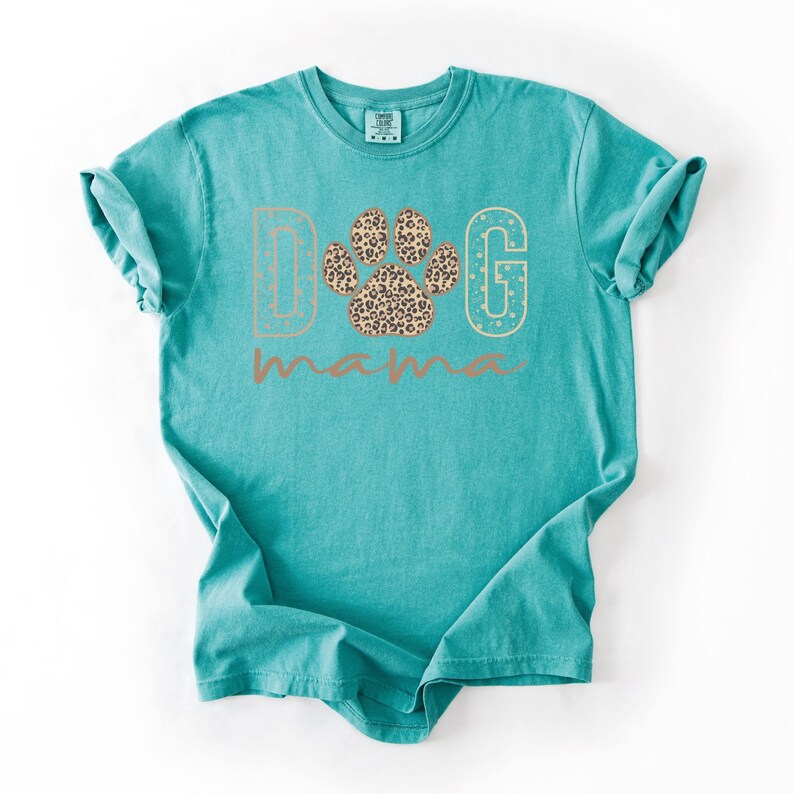 Comfort Colors® Dog Mama Shirt, Dog Mom Shirt, Dog Mama Era, Womens Shirts, Dog Lover Shirt, Dog Mom Gift, Gift For Mom, Pet Lover Shirt imagem 13