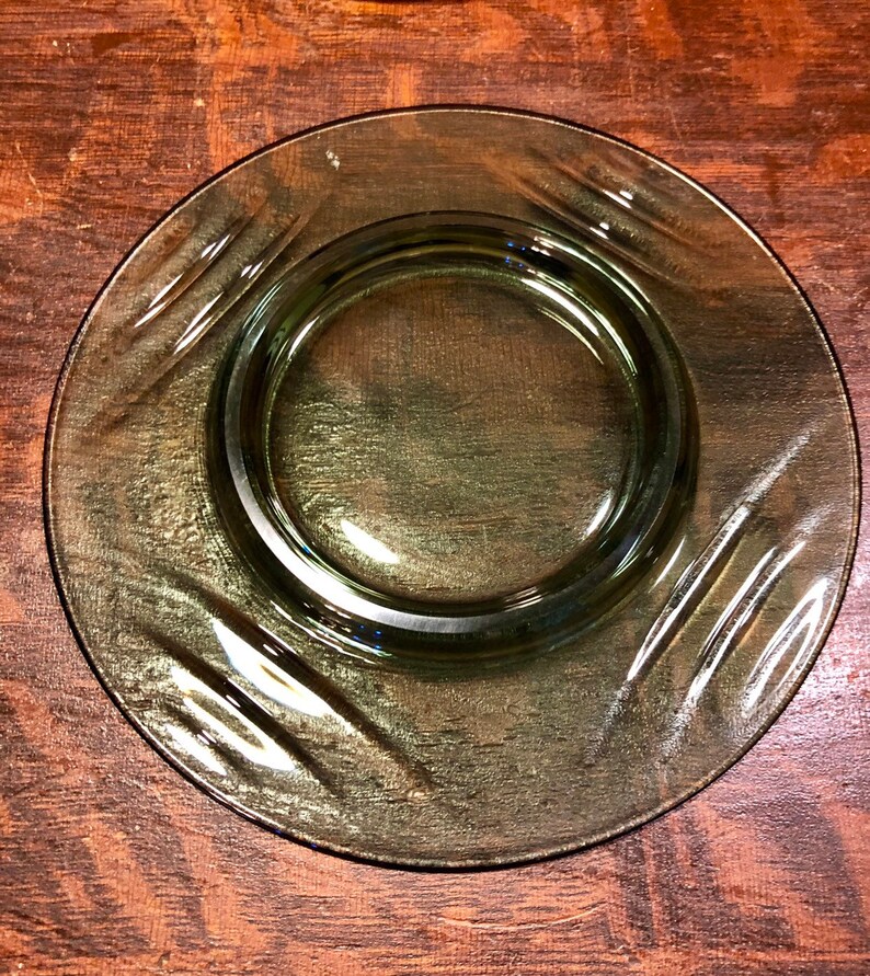 Fostoria Horizon Spruce Salad Plates 1950s