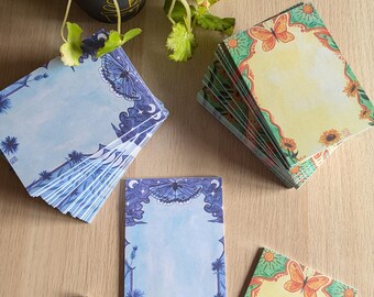 butterfly notepad