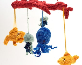 Sea Creature Baby Mobile CROCHET PATTERN