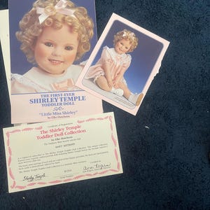 The First Ever Shirley Temple Toddler Doll “Little Miss Shirley”