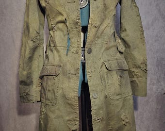 Beunruhigt Post-Apocalyptic Jacke - Frauen Größe Medium