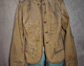 Distressed Post-Apocalyptic Jacket, Women's Medium