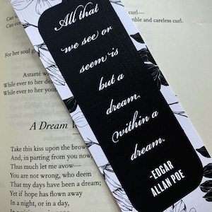 Edgar Allan Poe Bookmark