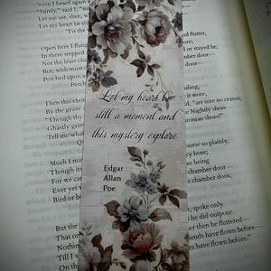Edgar Allan Poe Bookmark