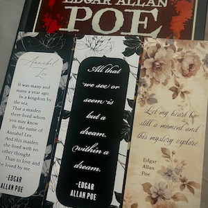 Edgar Allan Poe Bookmark Bundle