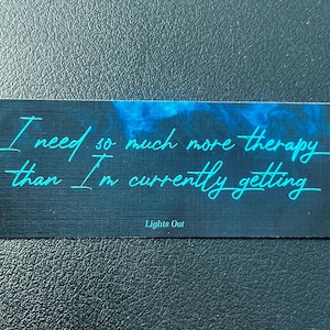 Lights Out Therapy Bookmark