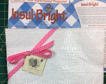 36 cuadrados precortados de 25 cm de guata aislante Insul-Bright: agarraderas y protectores térmicos - Hechos en EE. UU.