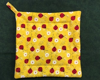 Sunflowers and Birds with Green Leaves Leaf Hot Pot Pan Plate Holder Hot Pad Trivet