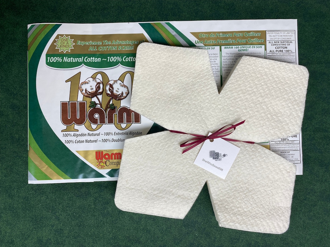 36 10 Bowl Cozy Pre Cut Warm 100 Cotton Batting Lining for Soup Bowl Cozies Free Shipping She