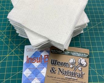 Pot Holder Kit: 9" Insul-Bright Lining and Warm & Natural Batting Squares - Makes 6