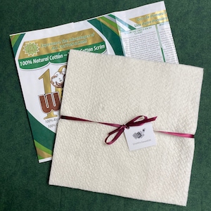 36 - 10&quot; Pre Cut Die Cut Squares Warm 100% Cotton Batting Rag Quilting Soup Bowl Cozy Cozies Pot Holders Hot Pads Pan Plate Trivets Lining