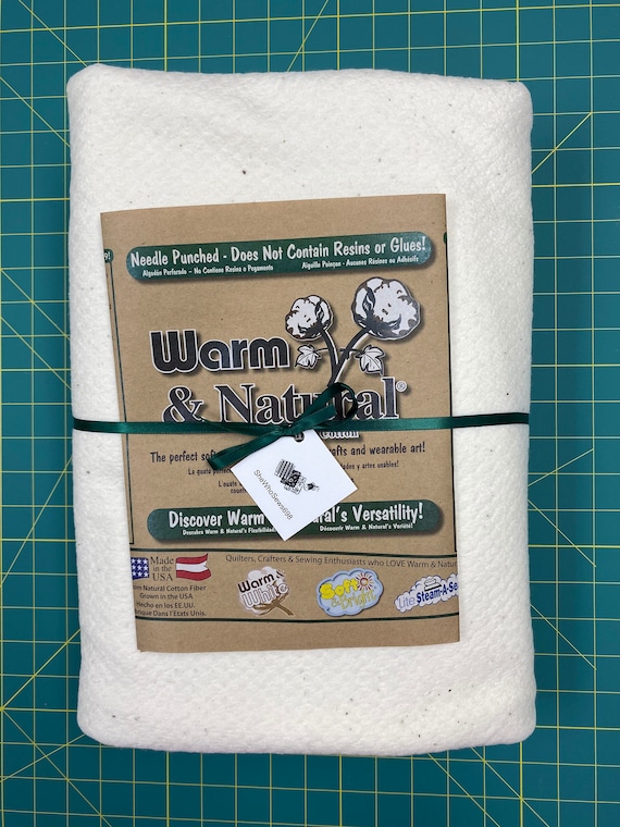 36 X 90 1 Yard Warm & and Natural Cotton Batting for Quilts Soup