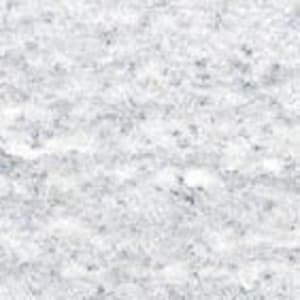 May include: White granite countertop with a light gray and white speckled pattern.