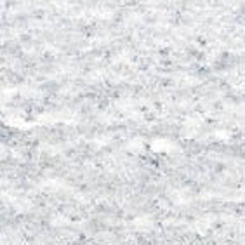 May include: White granite countertop with a light gray and white speckled pattern.