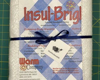 BTY - Insul-Bright Warm Company Heat Reflective Pot Holder Lining 36" x 44" with Pattern