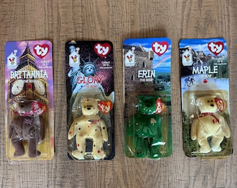 Rare 1997 Complete Set Mcdonalds TY Teenie Beanie Babies