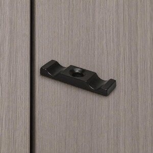 Black DUROSIL Turnbutton 50mm - Traditional Door or Cabinet Fastener