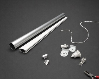 Kit de persiana enrollable de alta resistencia - Tubo de aluminio de 32 mm - Hecho a medida