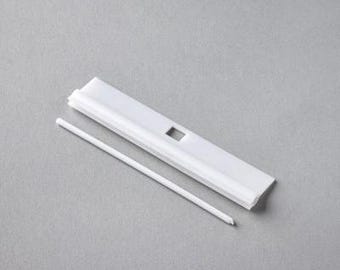 縦型ブラインド用DIYハンガー - 縦型ブラインド用89mmスラットハンガー
