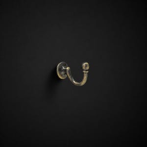 Solid Ball End Tieback Hooks - Pair, 6 Colour Options