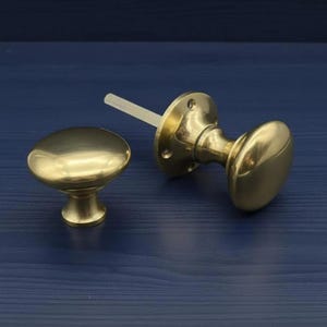 Brass Rim Door Knob 50mm