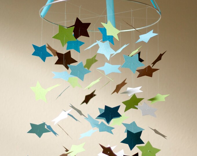 Baby Boy STAR Mobile Kitdiygreat Craft Project Etsy