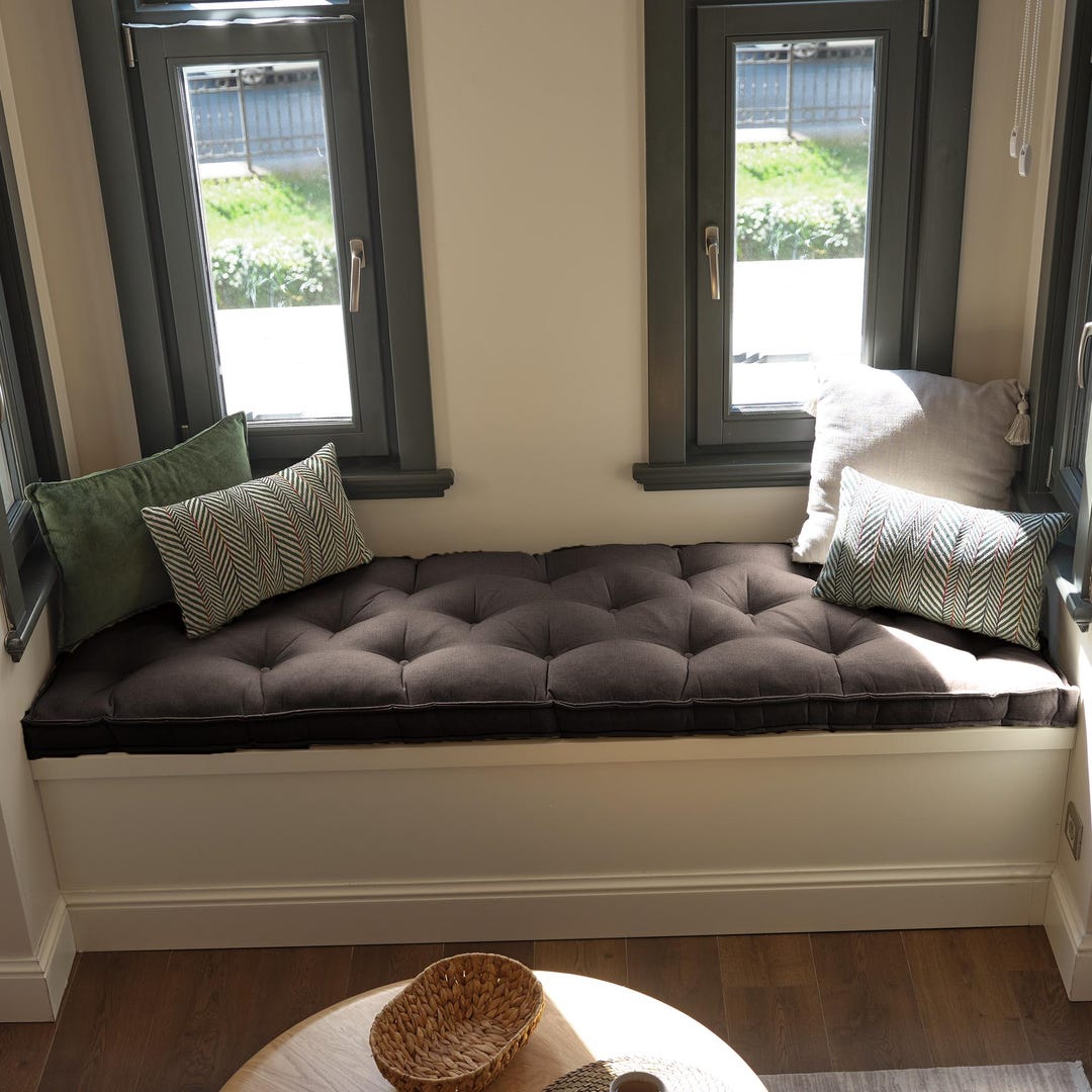 Custom Indoor Bench Cushion, French Style Window Bench Cushion ...