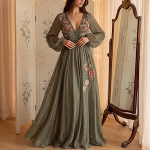 Enchanted Forest Bridesmaid Dress