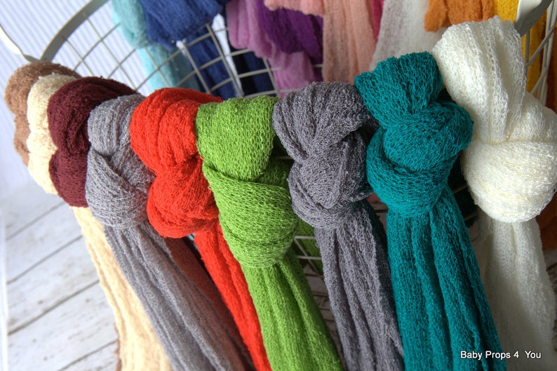 ELAYARD Neugeborenen Wickeltuch 150x40cm - Elastische Foto Prop Für Babyfotografie