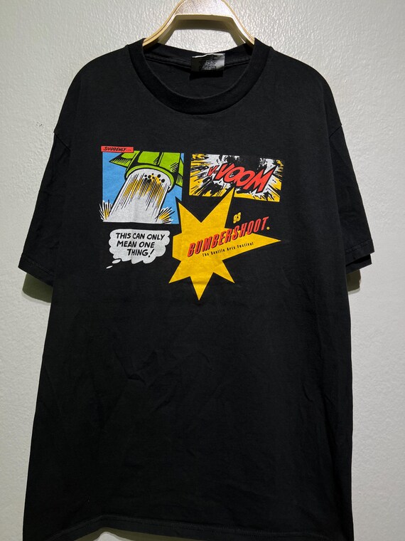 90s Bumbershoot Festival Tシャツ Mサイズ Vintage 90s Bumbershoot Festival 1993 Comic Style T-shirt