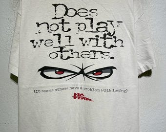 Vintage 90s No Fear Xtreme Sport Shirt ,1995 No Fear Shirt ,single