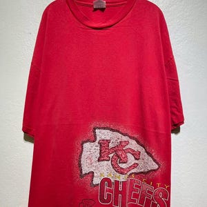 Vintage 90s Kansas City Chiefs Tee 1997 2XL Football NFL Sport Shirt